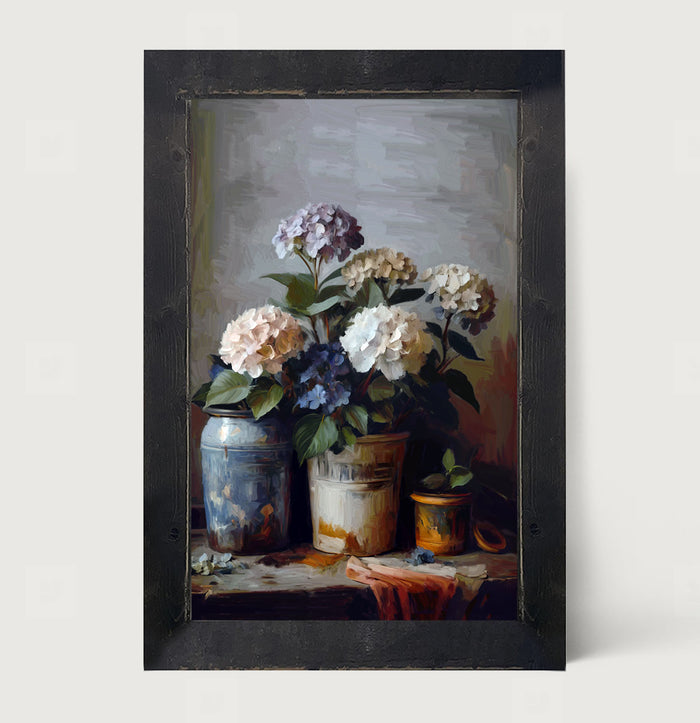 Rustic Hydrangeas
