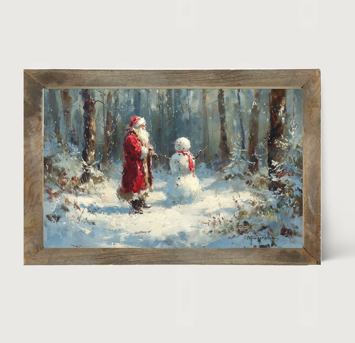 Santa and the Snowman