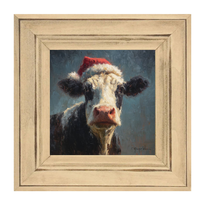 Santa Hat Cow