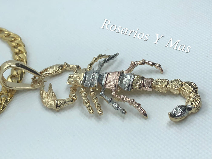 Scorpion Pendant with Necklace (24K Gold Filled)