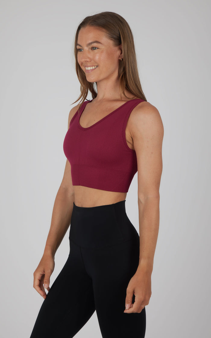 Seamless Multitextured Bra - 90 Degree by Reflex
