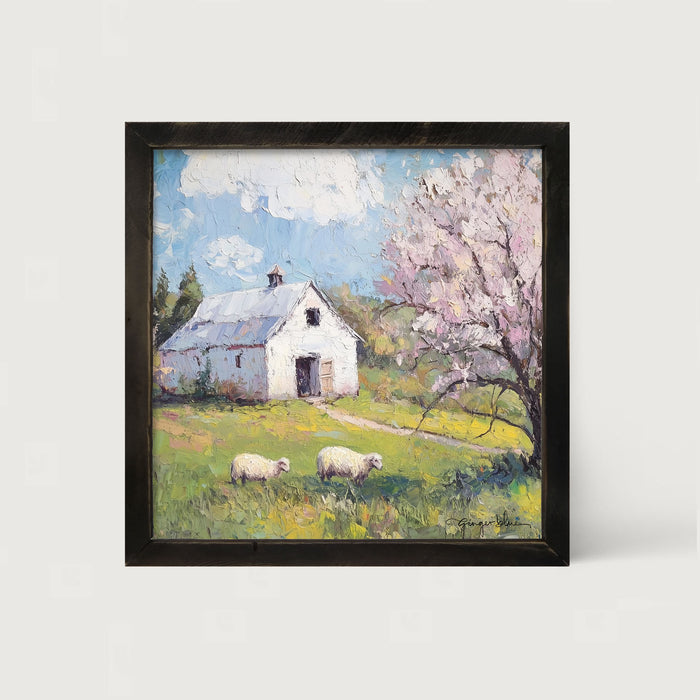 Sheep in Spring