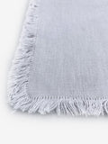 Axlings Short Swedish Rustic Tablecloth with Fringe by Axlings Tabletop New Napkins and Tableclothes 98" L x 57" W / Off White / Linen