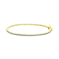 Gold and black Freida Rothman Signature Bezel Pavé Hinge Bangle bracelet with intricate pave detailing.