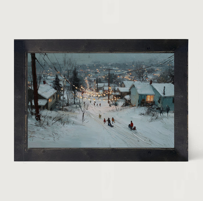 Sledding in the Neighborhood