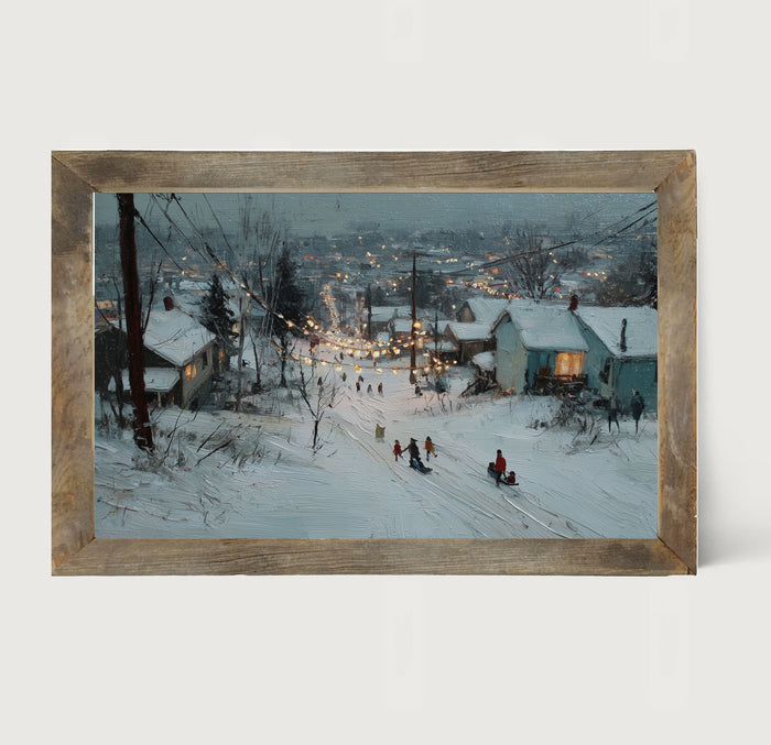 Sledding in the Neighborhood