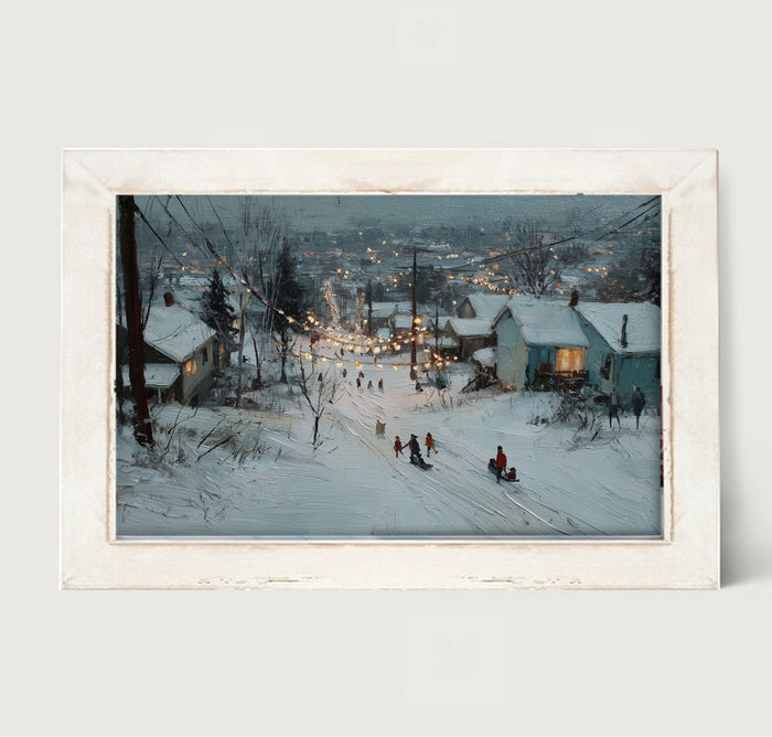 Sledding in the Neighborhood