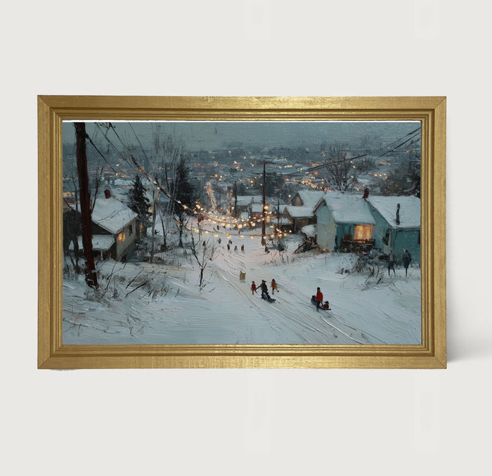 Sledding in the Neighborhood