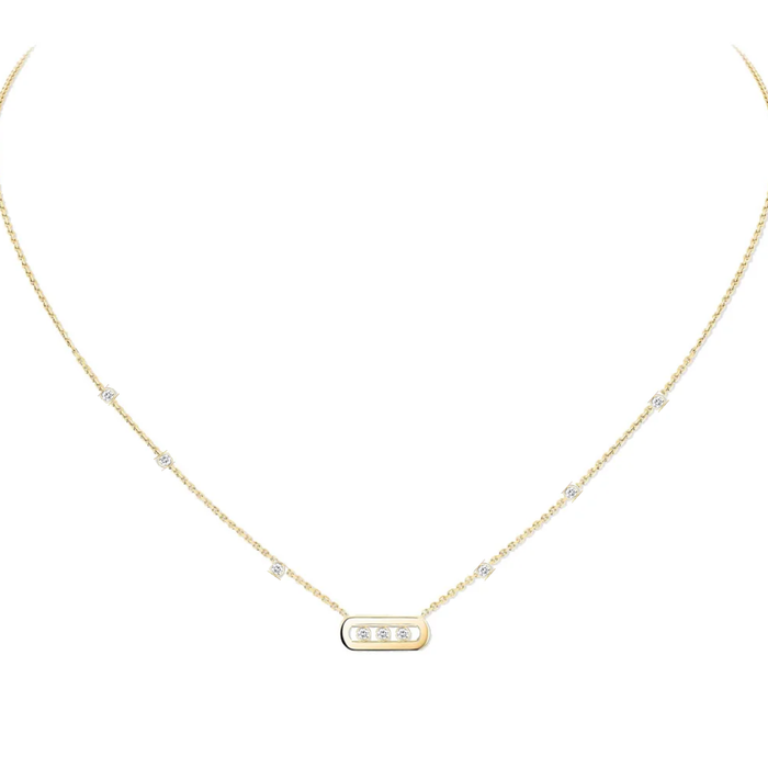 Slider bar necklace