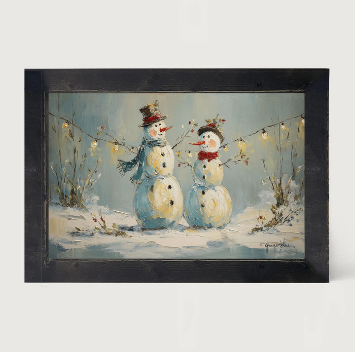 Snowman Couple