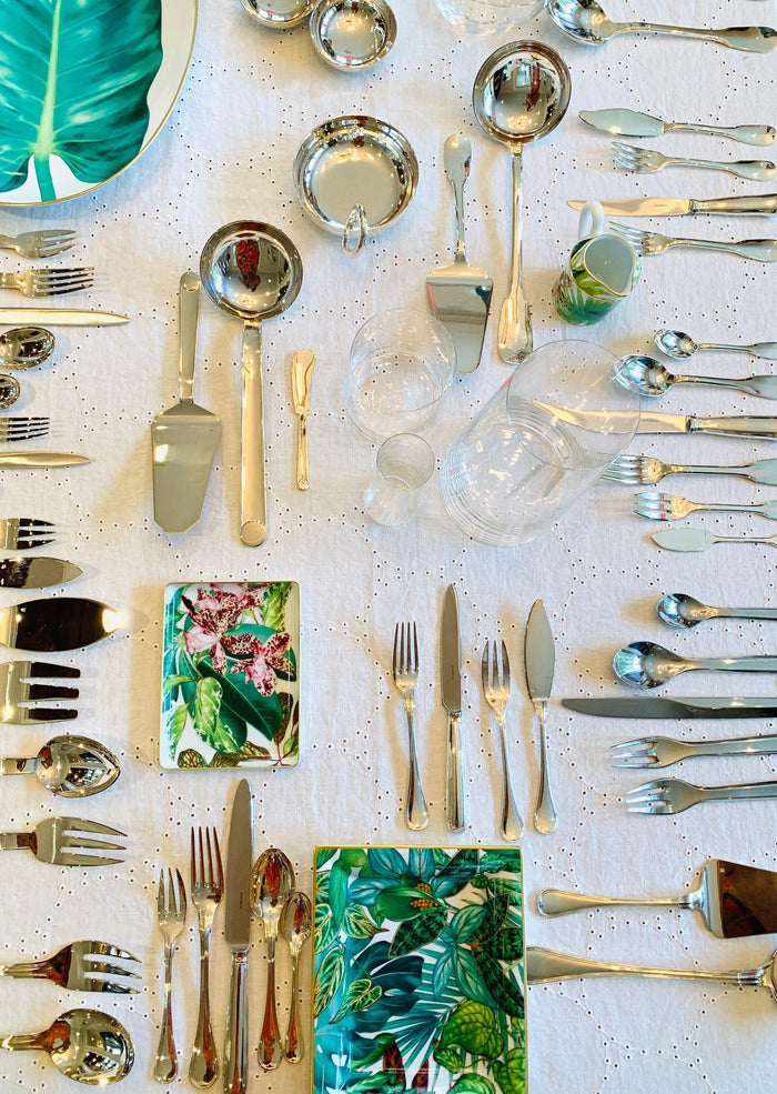 Spatours Dessert Fork in Silver Plate by Christofle - MONC XIII