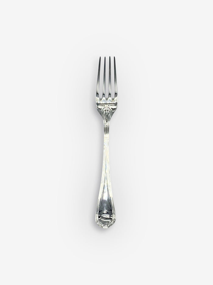 Christofle Spatours Dinner Fork in Silver Plate by Christofle Tabletop New Cutlery