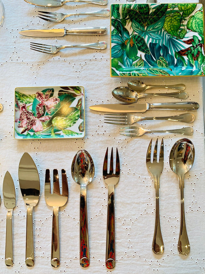Spatours Dinner Fork in Silver Plate by Christofle - MONC XIII