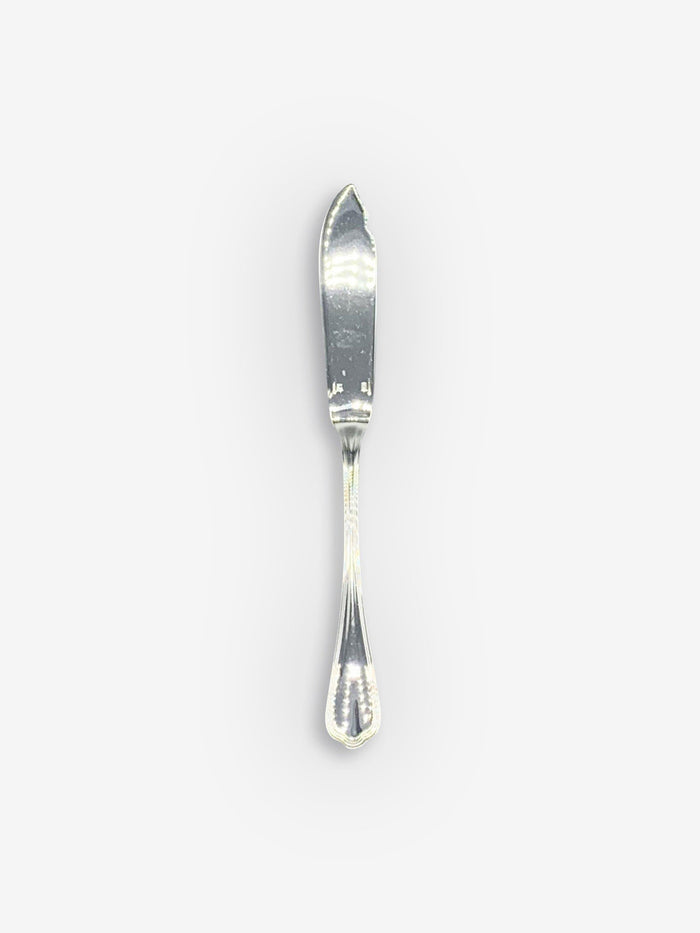 Christofle Spatours Fish Knife in Silver Plate by Christofle Tabletop New Cutlery