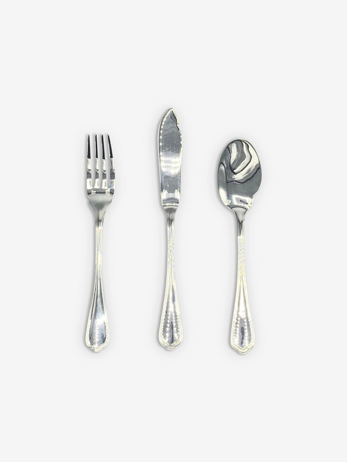 Christofle Spatours Fish Knife in Silver Plate by Christofle Tabletop New Cutlery