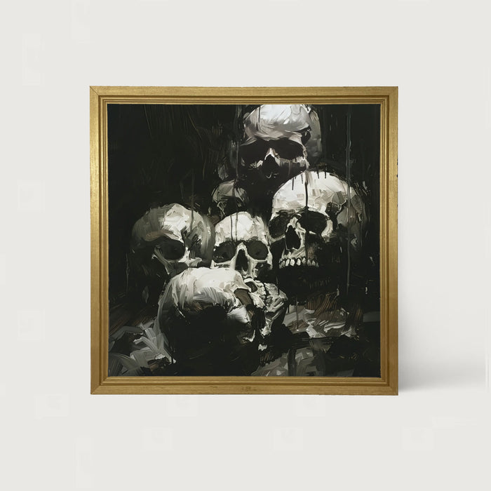 Spooky Skulls - Framed Art