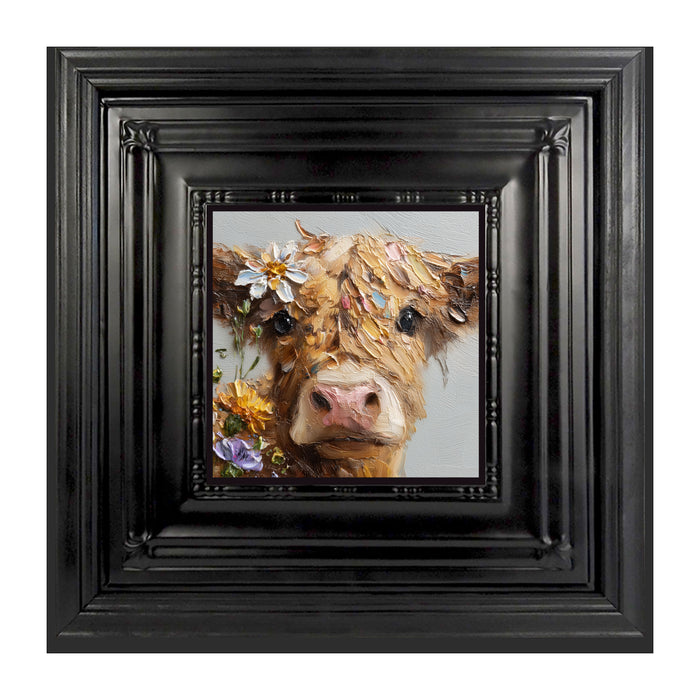 Spring Season Brown Cow