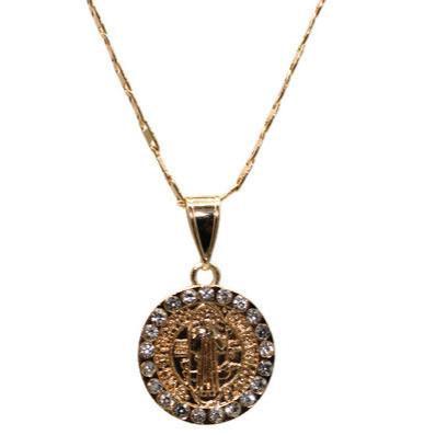 St Benedict Necklace (24K Gold Filled)