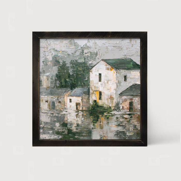 St. Patrick's - Village - Framed Art