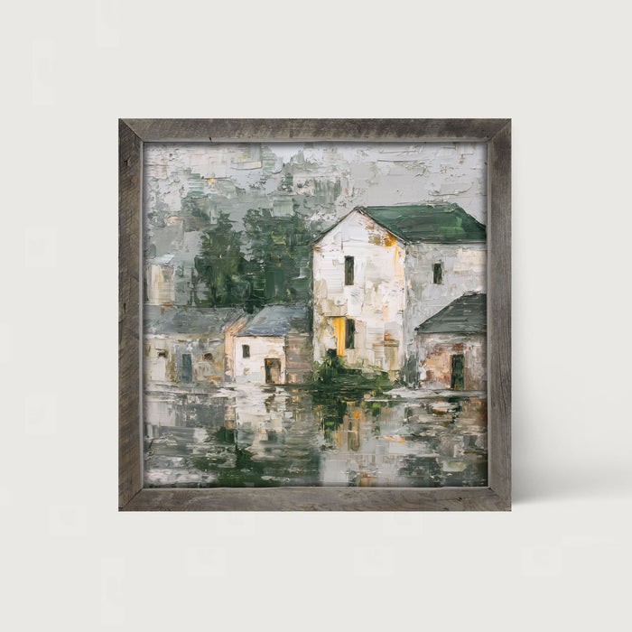 St. Patrick's - Village - Framed Art