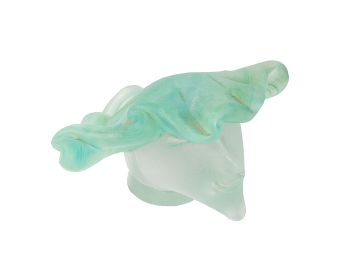 Stephen Fellerman and Clair Raabe 1997 Signed Art Glass Bust Sculpture