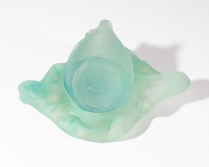 Stephen Fellerman and Clair Raabe 1997 Signed Art Glass Bust Sculpture