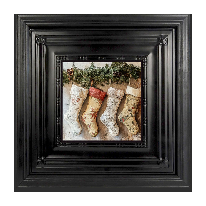 Stockings with Pinecones
