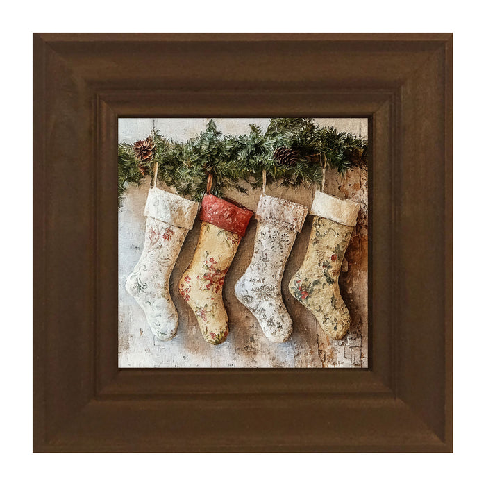 Stockings with Pinecones
