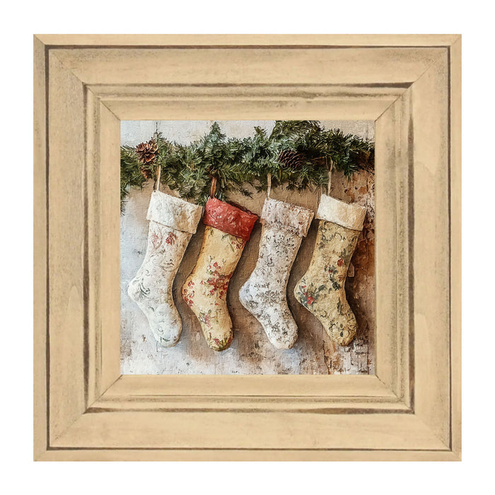 Stockings with Pinecones