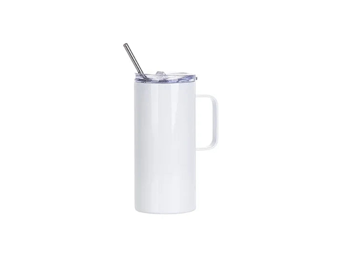 Sublimation 16oz/480ml Stainless Steel Tumbler with Handle & Lid