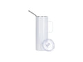 Sublimation 20oz/600ml Stainless Steel Skinny Tumbler with Handle & Lid