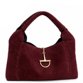 Sveva Suede Large Buckle Bag