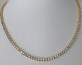 Tennis Iced Out 24" Necklace (14K Gold Filled)
