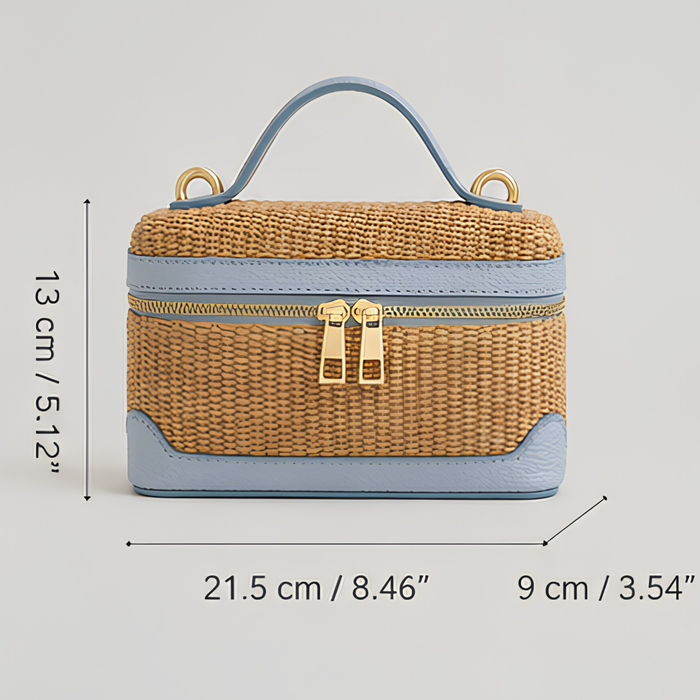 The Amalfi Woven Vanity Crossbody