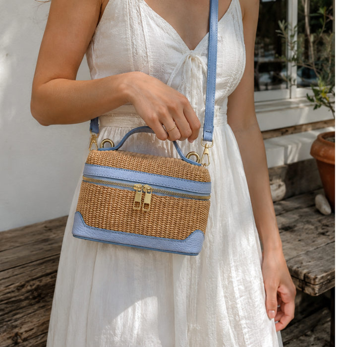 The Amalfi Woven Vanity Crossbody