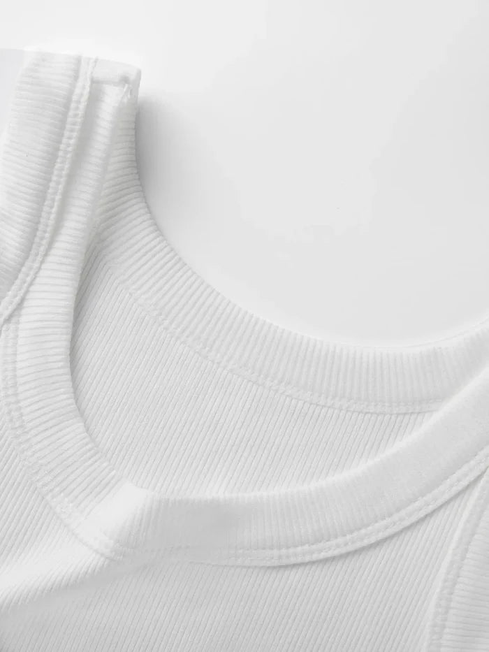 "The Gym Is My Therapy" Ribbed Knit Tank Top | Sleeveless Vest