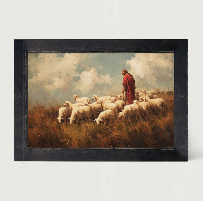 The Shepherd - Framed Art