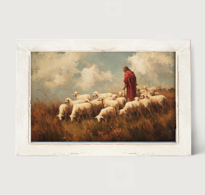 The Shepherd - Framed Art