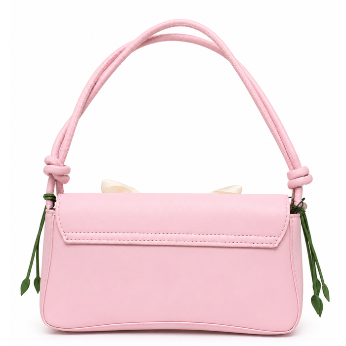 Tropical Flutter shoulder bag by Gianna Valente x Lets Bag It featuring vibrant tropical print and shoulder strap detail.
