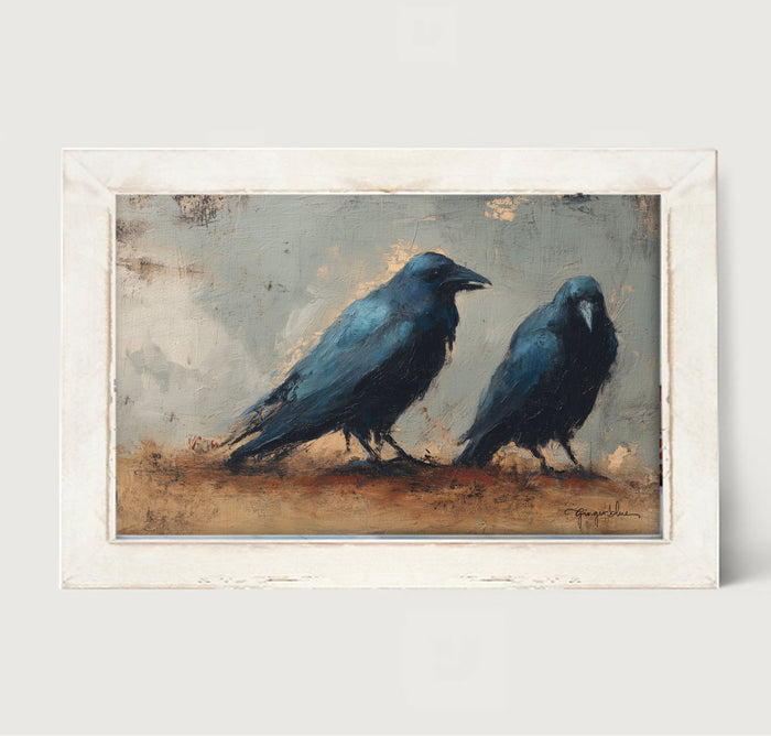 Two Crows - Framed Art