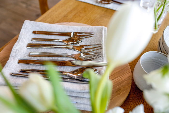 Vieux Paris Serving Fork in Silver Plate by Puiforcat