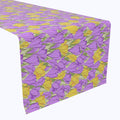 Violet and Yellow Love Flowers Runners