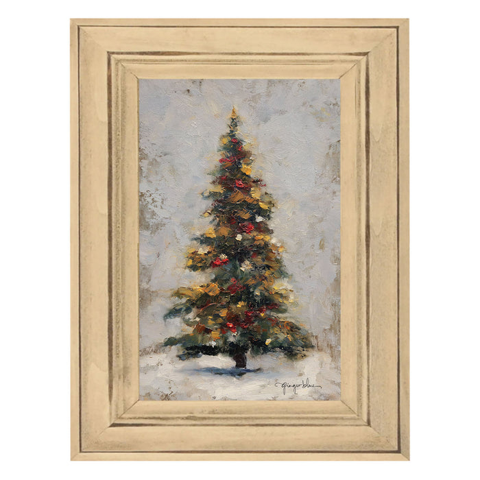 White Background Christmas Tree