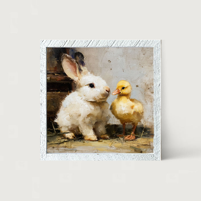 White Rabbit with Duck