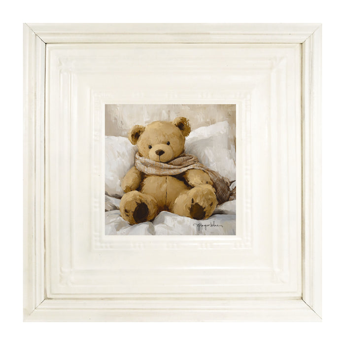 White Scarf Teddy Bear