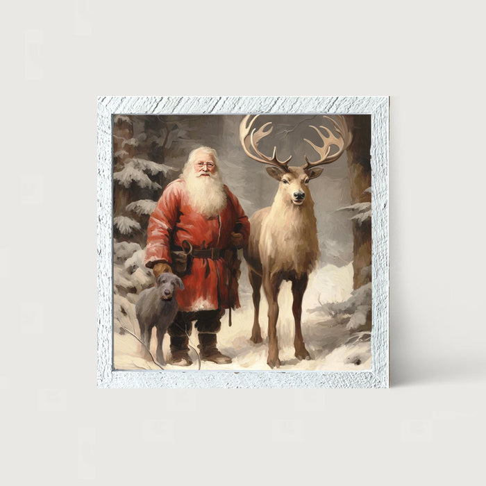 Winter Forest Santa