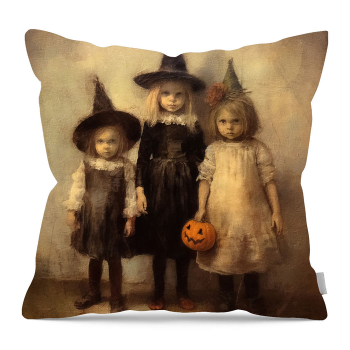 Witchy Children Trio - Pillow