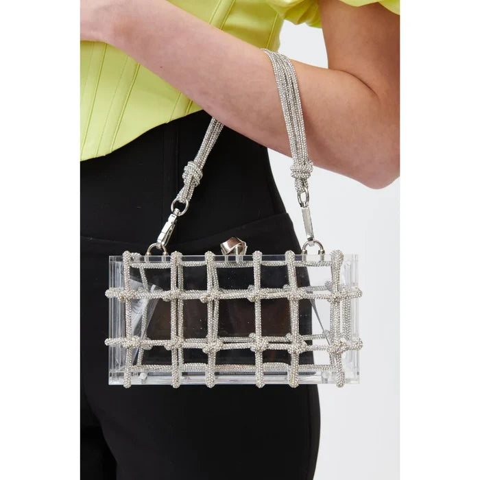Urban Expressions Ziggy Evening Bag in a stylish design, featuring a sleek silhouette and elegant clasp closure.